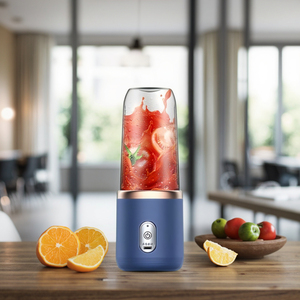 Hot Sale Custom Logo Portable <b>Mini</b> Electric Blender USB Rechargeable Fruit <b>Juicer</b> Mixer For Home Kitchen - Product Image 3