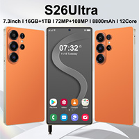 Teléfono Inteligente S26 Ultra 16GB+1TB 5G, Versión Global, Android 15, Deca-Core, Desbloqueado, Teléfonos Móviles CDMA Desbloqueados