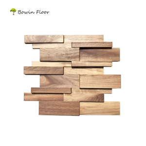 3D lusso coperta interni decorativi in legno di noce in legno di quercia <span class=keywords><strong>okan</strong></span> pannello di parete di legno - Product Image 5