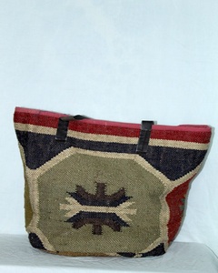 Elegant Women's Jute <b>Beach</b> Totes Summer Handmade Leather Strap Vintage Style Clutch Shoulder <b>Bag</b> Two <b>Large</b> Capacity Open for - Product Image 6