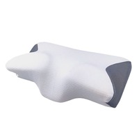 Oreiller cervical en polyuréthane à mémoire de forme, à rebond lent, en forme de papillon, pour le soutien transfrontalier de la colonne cervicale, ne s'affaisse pas facilement, Chine