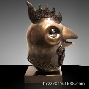 Brass Zodiac Ox Head Sculpture Cast Bronze Outdoor Water Feature Decoration Chinese Style Fountain Art - Product Image 2