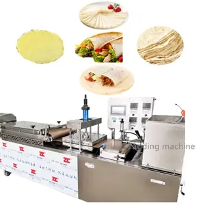new design commercial roti making cooking machine pita bread production line roti machine fully automatic