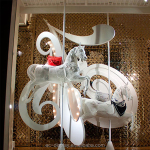 Tùy Chỉnh Trang Trí Sợi Thủy Tinh Ngựa Tượng <span class=keywords><strong>3D</strong></span> Động Vật Phim Hoạt Hình Nhựa Thủ Công Mỹ Nghệ Với Sơn Cửa Sổ Bán Lẻ Hiển Thị Nghệ Thuật Mô Hình Điêu Khắc - Product Image 3