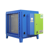exhaust gas collector scrubber electrostatic precipitator bbq smoke filter aluminium smoking kitchen esp air cleaner