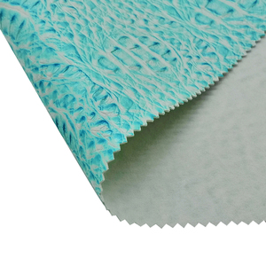 <span class=keywords><strong>Tela</strong></span> reciclada de cuero sintético, tapicería de cocodrilo, piel de cocodrilo - Product Image 1