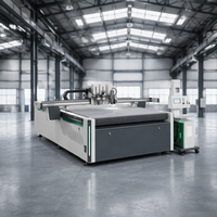 Machine de découpe numérique CNC à plat pour emballages en carton, rouleaux de vinyle, bannières flexibles, autocollants et décalcomanies automobiles