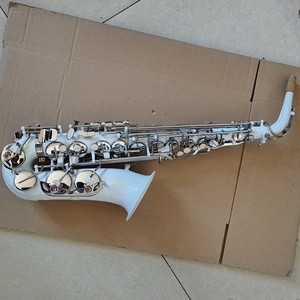 Saxofón alto Eb SAX Laca blanca <span class=keywords><strong>Instrumento</strong></span> <span class=keywords><strong>de</strong></span> <span class=keywords><strong>viento</strong></span> cinético dorado Ventas directas <span class=keywords><strong>de</strong></span> fábrica transfronterizas Descuento <span class=keywords><strong>de</strong></span> gran cantidad - Product Image 4