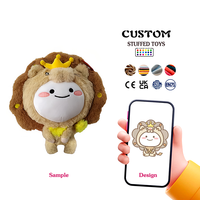 Peluche personnalisée élégante en forme de chat bleu, personnage de fantaisie sur mesure, super douce en PP, idéale pour les cadeaux événementiels