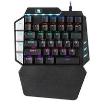 Clavier de jeu portable XINMENG K109 avec interrupteurs Gateron, rétroéclairage LED RGB, USB Type-C, mini clavier pour jeux mobiles