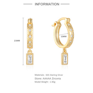 Pendientes de Plata de Ley S925 con Circonita - Product Image 6