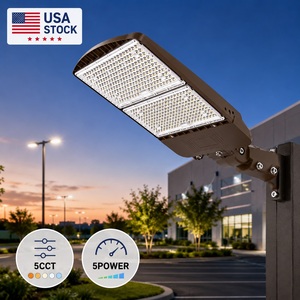 Luminaria LED para Exteriores de 150W, 200W, 240W, Disponible en EE. UU., Iluminación para Exteriores con Clasificación IP65 a Prueba de Agua, 3 Temperaturas de Color, 3 Potencias Seleccionables, Iluminación para Estacionamientos - Product Image 1