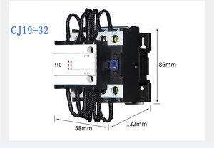คอนแทคเตอร์คาปาซิเตอร์แบบสวิตชิ่ง 3 เฟส Shanghai <span class=keywords><strong>Wiscon</strong></span> รุ่น CJ19-63 25A-115A 15kvar 380V สำหรับการปรับปรุงค่าตัวประกอบกำลังไฟฟ้า - Product Image 2