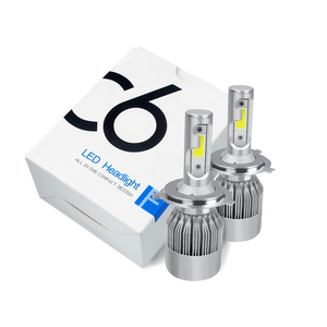 JHS Ingrosso Lampadine LED per Fari 36W 3800LM, Luci LED <span class=keywords><strong>C6</strong></span> <span class=keywords><strong>H4</strong></span> H7 H11, Fari 12V per Auto, Luci di Guida LED - Product Image 1