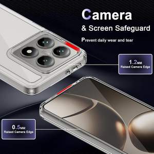 Funda transparente para 14T Pro, marco de TPU ultra transparente, protección antiarañazos - Product Image 3