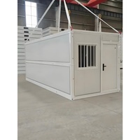 Offre Spéciale 20 pieds 40 pieds pliant préfabriqué Mobile petite maison en acier léger préfabriqué pliable conteneur maison