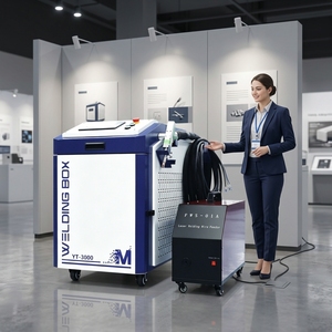 Suministro de fábrica: Máquina láser de fibra multifuncional 5 en 1 de alta calidad (1500W-3000W) para soldadura, limpieza y batería, con doble movimiento manual. - Product Image 1