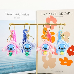Portachiavi 3D Personalizzato <span class=keywords><strong>di</strong></span> <span class=keywords><strong>Lilo</strong></span> & <span class=keywords><strong>Stitch</strong></span>, Ciondolo Decorativo per Borsa, Regalo in Gomma - Product Image 2