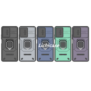 Lichicase Ốp lưng bảo vệ máy ảnh trượt TPU PC cho Redmi Note 12 12S 12 Turbo chống sốc - Product Image 6