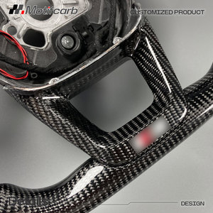 พวงมาลัยคาร์บอนไฟเบอร์ LED แบบกำหนดเองสำหรับ Audi Q3 Q5 Q7 Q8 S5 SQ2 SQ5 SQ7 RS3 RS5 RSQ3 RSQ8 อะไหล่รถยนต์ ปี 2017-2024 - Product Image 4