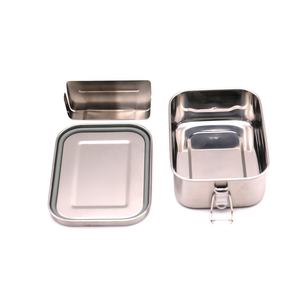 Boîte à lunch <span class=keywords><strong>hermétique</strong></span> classique en acier inoxydable <span class=keywords><strong>hermétique</strong></span> 800ML Récipient alimentaire étanche avec compartiments - Product Image 5