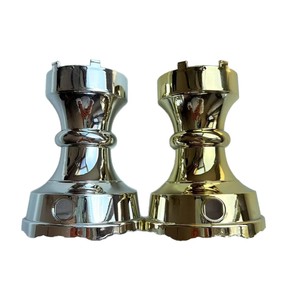 Custom Made <b>ABS</b> Electroplated Parts Silver And Gold Finish For Daily Necessities And Accessories - Product Image 4