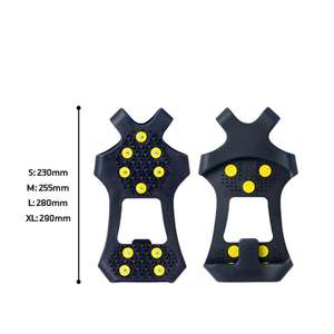 Ramponi Scarponi Universali Ramponi Da Ghiaccio 8 Denti - Antiscivolo Per Escursionismo Invernale E Alpinismo Su Neve Catene Antiscivolo