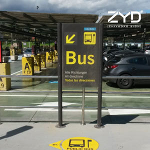 Kit Completo <span class=keywords><strong>de</strong></span> Señalización <span class=keywords><strong>de</strong></span> Orientación para Grandes Estaciones <span class=keywords><strong>de</strong></span> Autobús y Redes <span class=keywords><strong>de</strong></span> Metro, Incluye Mapas y Flechas <span class=keywords><strong>de</strong></span> Señalización - Product Image 2