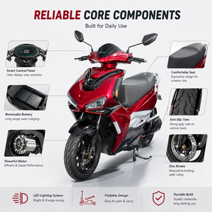 สกู๊ตเตอร์ไฟฟ้า <span class=keywords><strong>FORZA</strong></span> SG-A9 2000W 60V 72V สำหรับผู้ใหญ่ รุ่นสปอร์ต พร้อมไฟหน้า LED ขายส่งจากโรงงานโดยตรง - Product Image 3