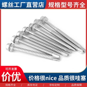 Vis autoperceuse hexagonale Tai Chenming en acier inoxydable 410 pour tôle ondulée DIN7504K - Product Image 5