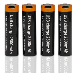 3.7 סוללת ליתיום-יון 2500mah <span class=keywords><strong>18650</strong></span> usb מסוג usb-c סוללת ליתיום נטענת c - Product Image 3