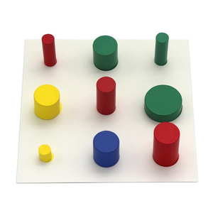 Set di Blocchi di Costruzione in Legno Montessori, 4 Diversi Giocattoli Educativi Colorati per <span class=keywords><strong>Matematica</strong></span>, Regalo per l'Apprendimento Precoce dei Bambini in Età Prescolare - Product Image 3