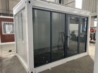 Maßgefertigtes Tragbares Günstiges Mini-Containerhaus Kleines Wachhäuschen Bürohaus für Sicherheit Container-Fertighaus Baustelle