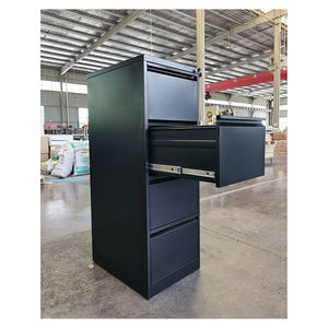Modern 4 Drawer Filing Cabinet Steel Office Furniture Metal File Storage Cupboard Paper/Document Storage Cabinet