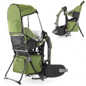 Échantillon gratuit Porte-bébé multifonctionnel imperméable en tissu Oxford et polyester, style sac à dos - Product Image 6