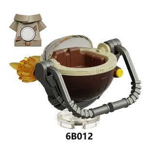 6B011 6B012 Modelo de Cabina de Naves Espaciales de Star Wars con Figura, Juguete Educativo de Plástico para Niños, Bloques de Construcción en Miniatura, Colección de Figuras - Product Image 5