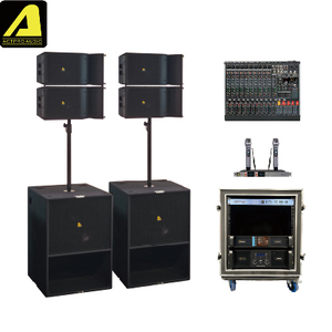 Actpro A2 hệ thống A2 10 inch dòng mảng hàng đầu 18 inch loa siêu trầm hoạt động Loa Set với DSP khuếch đại công suất A2 âm thanh hoạt động - Product Image 1