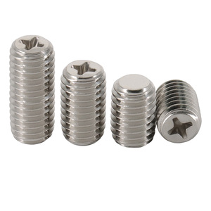 Tornillo de Fijación de Acero Inoxidable 304 Zhida Hengxin, M3.5 M8, Cabeza Phillips, Ranura Cruzada, Extremo Plano, Resistente a la Abrasión - Product Image 1
