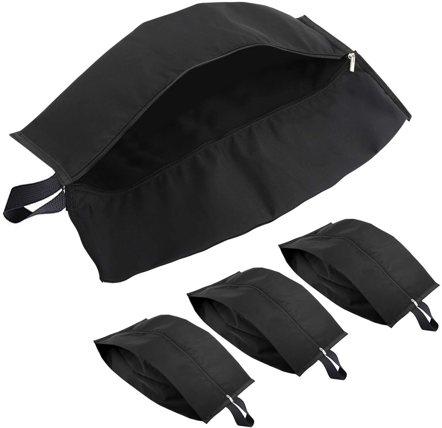 Luxspire, 4 упаковки, персонализированные дорожные сумки для обуви, чехол для хранения с застежкой-молнией, сумка для выходных и путешествий с отделением для обуви