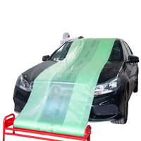 Film de masquage plastique pour réparation automobile à adsorption électrostatique de haute qualité, fourni directement par l'usine, OEM