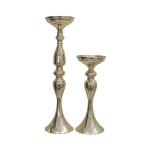 Nuevos Accesorios para Boda, Candelabro Dorado Francés Simple y Creativo, Decoración para Mesa de Boda, Portaflores Europeo - Product Image 5