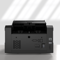 Compteur de billets Feelteck gris haute vitesse 1000 pièces/min avec détection multiple (UV/MG) Reconnaissance automatique des devises Compatibilité avec l'imprimante