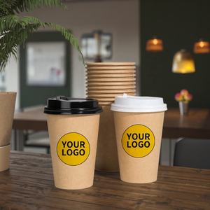 Calidad Nuevo Desechable Biodegradable Ecológico Grado alimenticio Certificado ISO europeo Bebidas de café para llevar Papel de pared simple - Product Image 1