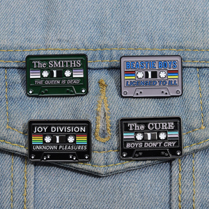 Broche <span class=keywords><strong>de</strong></span> ruban adhésif en gros Radio Music Theme Series Insigne en métal Accessoire Broches Broches décoratives Badges sur sac à dos Accessoires - Product Image 1