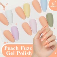 Vernis Gel BD Peach Fuzz – Meilleurs Fournisseurs – Vernis Gel pour Salon de Manucure – Vente en Gros – 12 Couleurs – Vernis Gel UV Longue Durée à Dissoudre