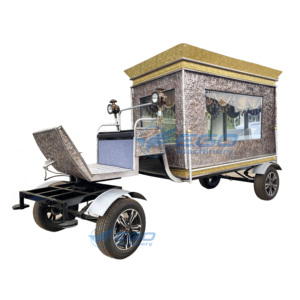 Carroza Fúnebre Eléctrica de Lujo Estilo Clásico Retro para Funerarias, Carroza de Ataúdes de Lujo con Tracción de Caballos para Transporte Especial - Product Image 1