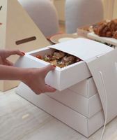 Boîtes d'Emballage Premium en Forme de Pyramide pour Cadeaux Alimentaires de Ramadan, Pâtisseries, Pique-niques – Carton Écologique avec Conception Pliable Facile