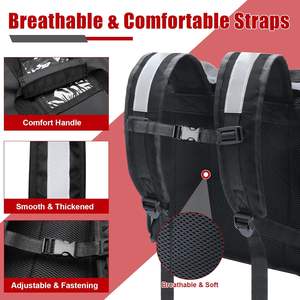 Sac isotherme réutilisable personnalisé avec logo pour la livraison de pizzas et de repas, sac isotherme portable pour le déjeuner - Product Image 3