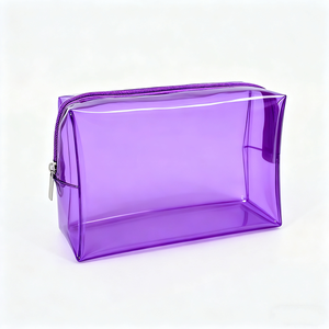 TSA Approved Clear Cosmetic Bag Transparent PVC Toiletry Organizer Zipper Travel <strong>Pouch</strong> for Airport Women <strong>Men</strong> Makeup Storage - Product Image 2