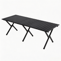 Table de camping pliable moderne et légère, capacité de charge de 50 kg, imperméable, mobilier d'extérieur portable, taille personnalisable pour pique-nique